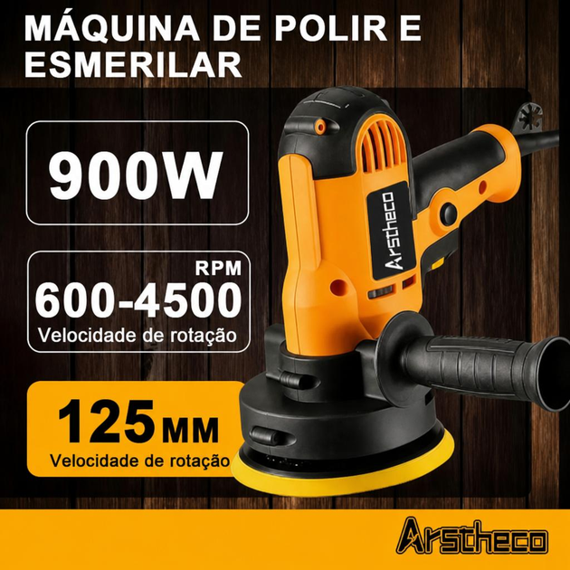 Politriz multifuncional de 900W, esmerilhadeira angular, polidora profissional para carros 110V/220V